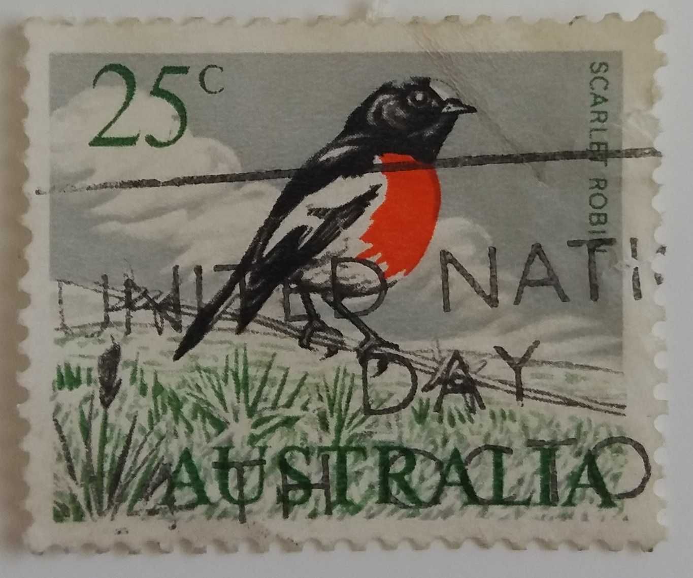 Znaczki pocztowe, Australia 1963-66, 6 sztuk