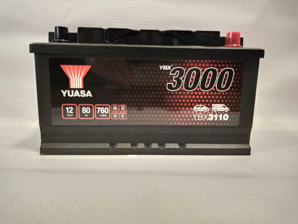 Akumulator YUASA YBX 80Ah 760A 12V