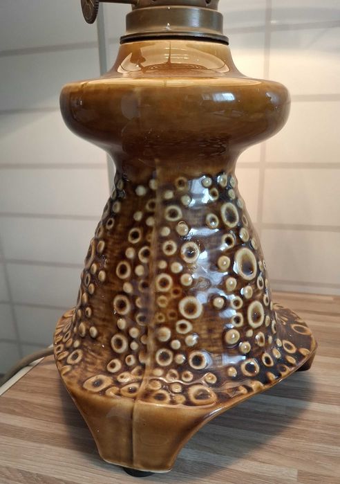 Lampa stołowa Wałbrzych PRL