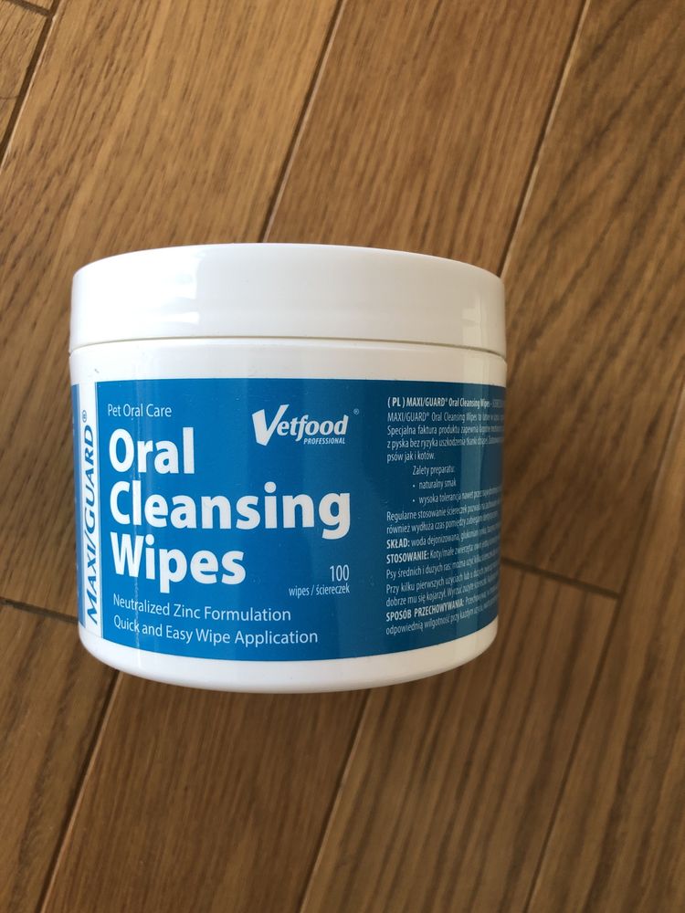 Chusteczki dla psa Oral Cleansing Wipes