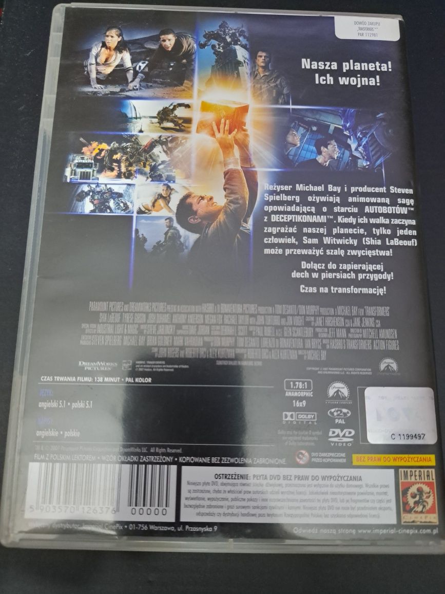 Film DVD Transformers