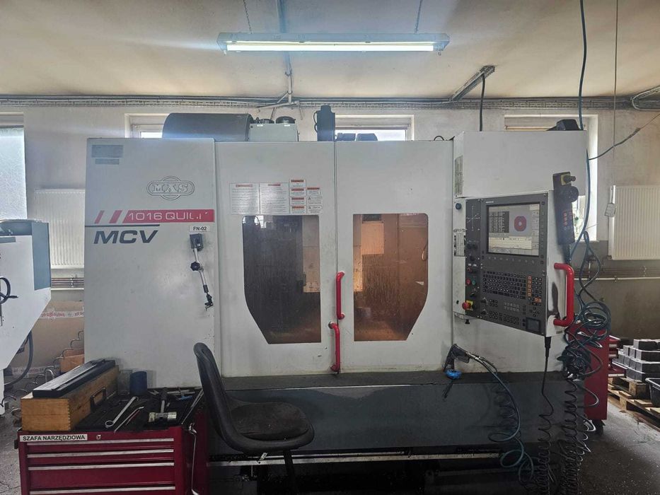 Pionowe centrum obróbkowe MAS MCV 1016 QUICK