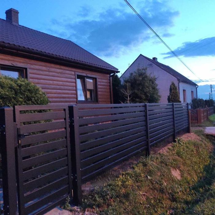 Przęsła ogrodzeniowe palisadowe PRODUCENT ocynk + proszek