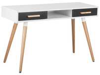 Toucador/Secretária FRISCO Branco Cinzento 120x45 cm com arrumação