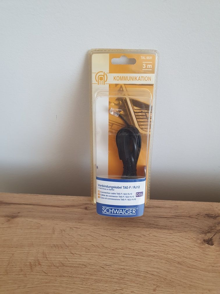 Kabel TAE-F/ RJ12 Schwaiger 3m