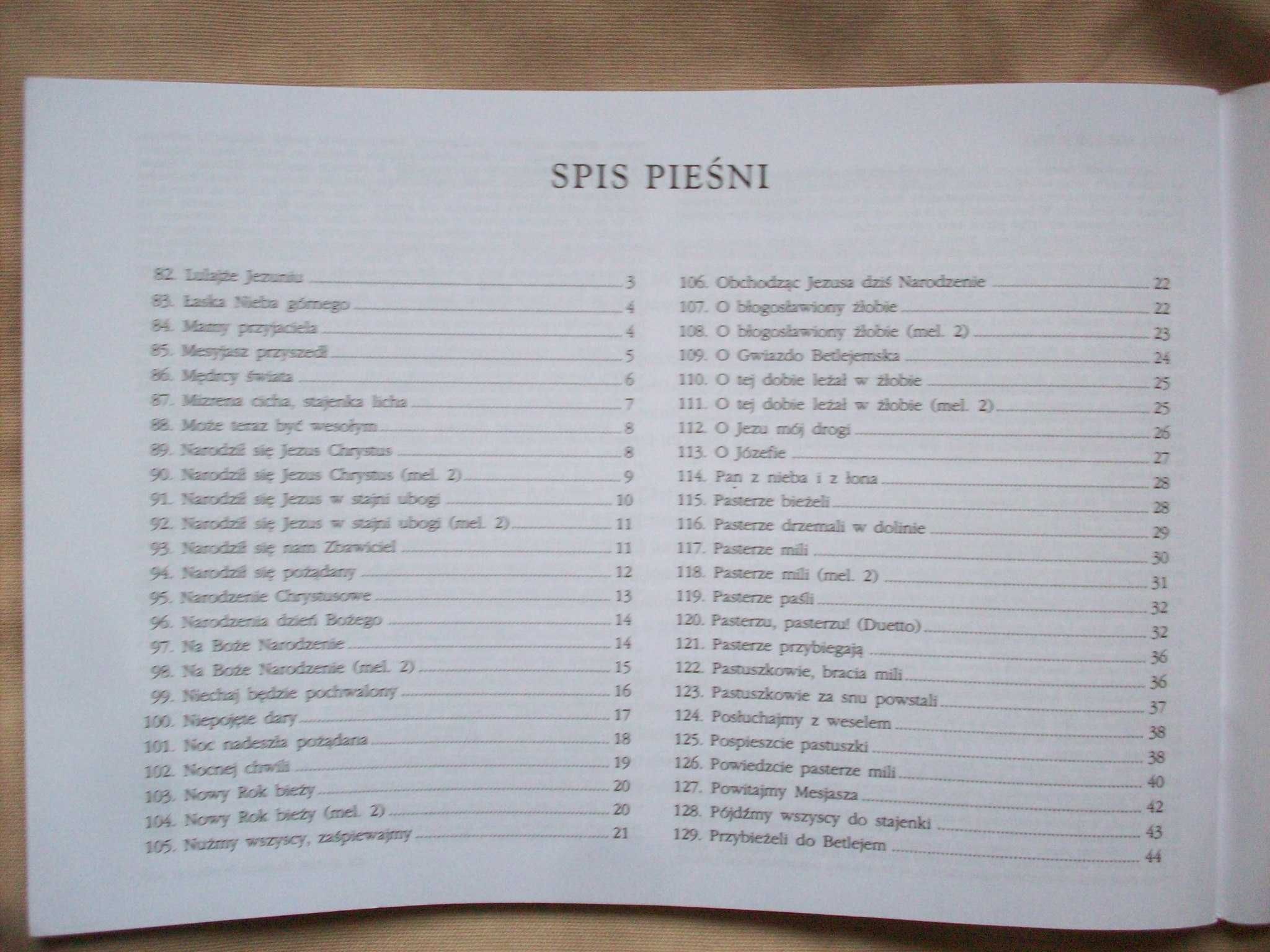 Śpiewnik kościelny katolicki, kolędy II, oprac. T.Flasza, 2000.
