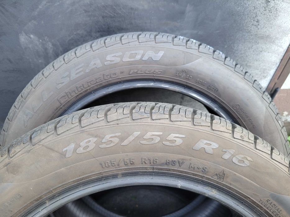 185/55/16 Pirelli Cinturato All Season Plus 7,5mm JAK NOWE 2021r 2szt