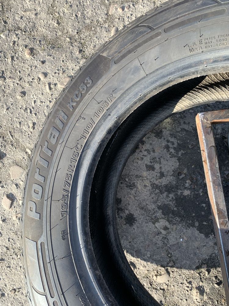 Шини 195/75 R16C Kumho 7,8 мм 2020 рік 195 75 16С