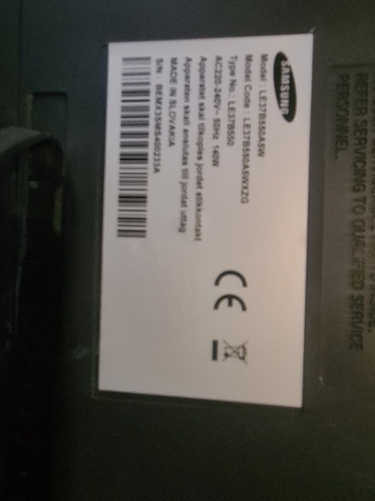 dwa telewizory Samsung 40/37cali+dekoder