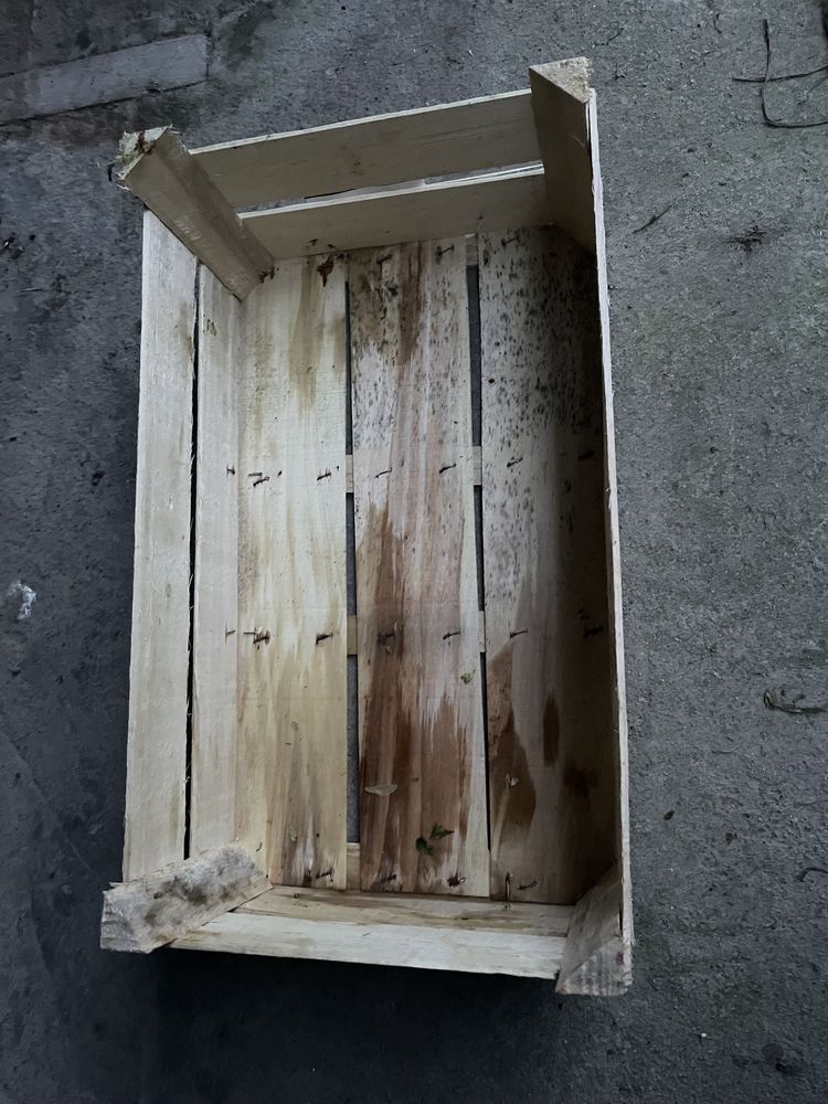 Skrzynki drewniane 49x29,5x14,5 cm, 26 sztuk