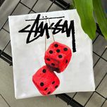 Футболка STUSSY Fuzzy Dice • Стусси кубики кубіки Стуси стусі