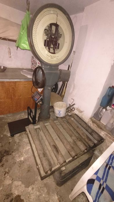 Waga zegarowa 200kg z rolkami