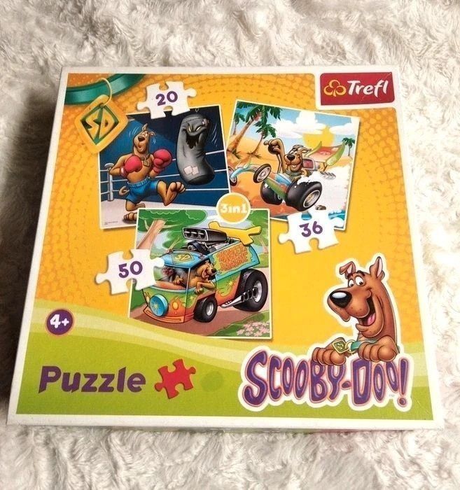 Scooby Doo 3 w 1 Puzzle Scooby-Doo Trefl