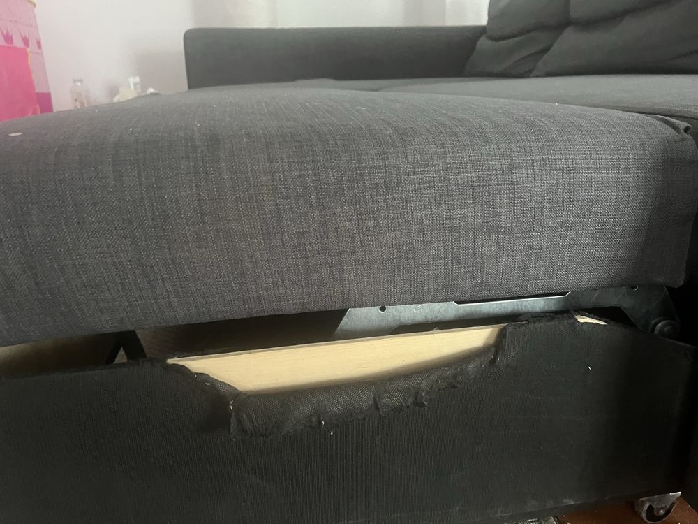Sofá 3 lugares c/chaise longue