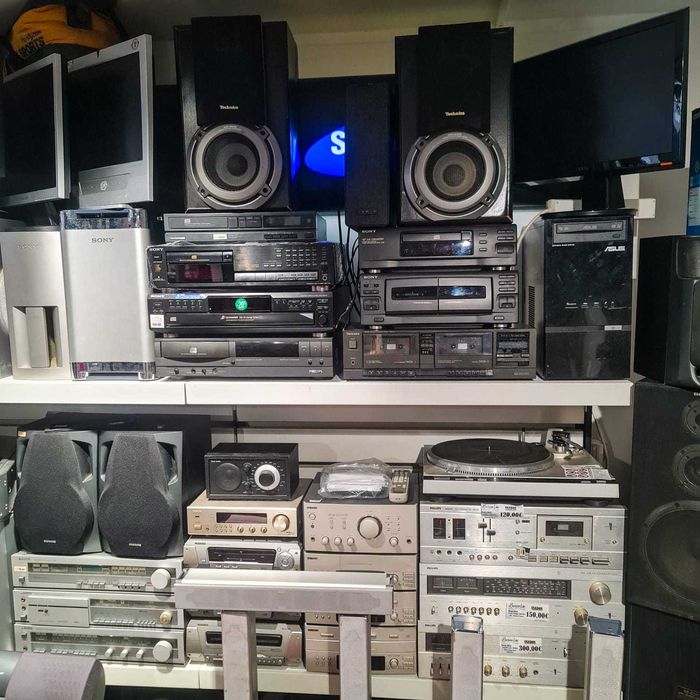 Amplificador / Receptor Estéreo Denon DRA-F100 – 2x40W – Entrada Phono