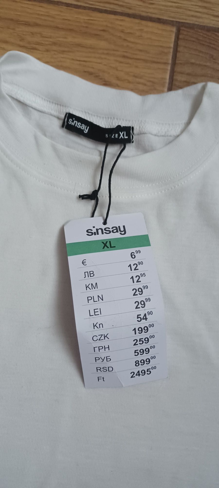 Nowa koszulka bluzka ozdoby na ramionach r.XL