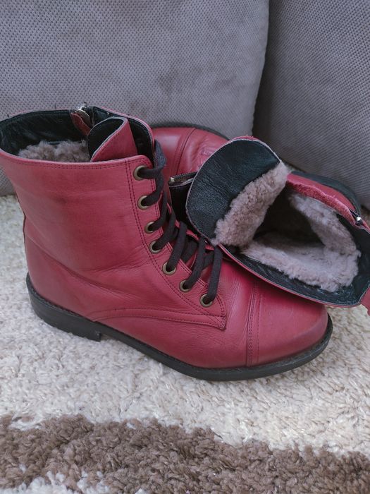 Ботинки шкіра р 39 зима