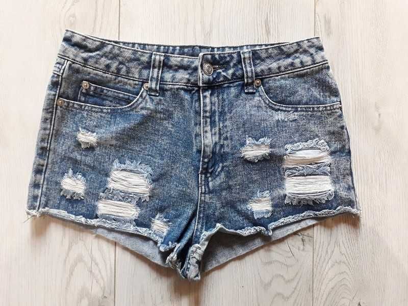 damskie jeansowe spodenki marki Denim&Co. roz. 38