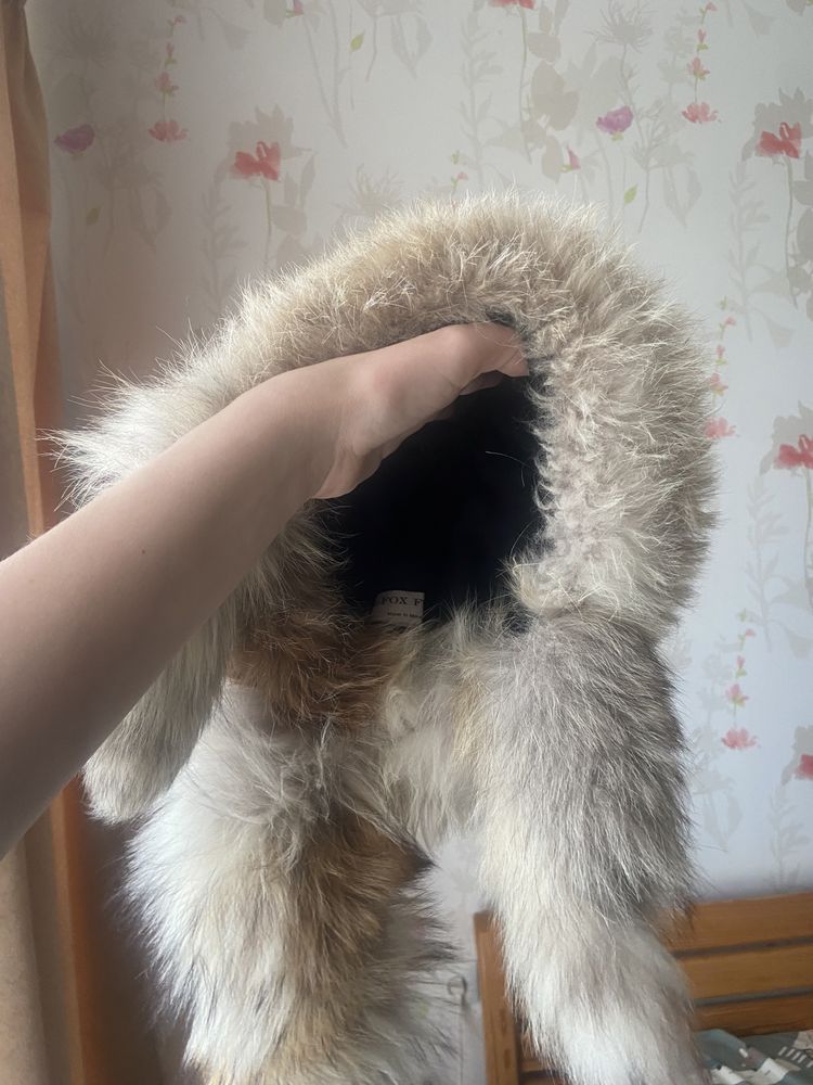 Шапка натуральная лиса FOX FUR