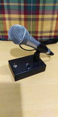 Microfone pré-amplificado para rádio CB