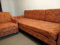 Диван-софа и 2 кресла, легкая кровать