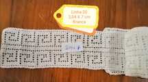 Renda crochet tiras