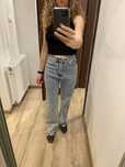 Jeansy z wysokim stanem S 36