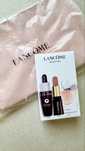 Lancome Beauty set Pomadka Perfumy La vie est belle Serum Genifique