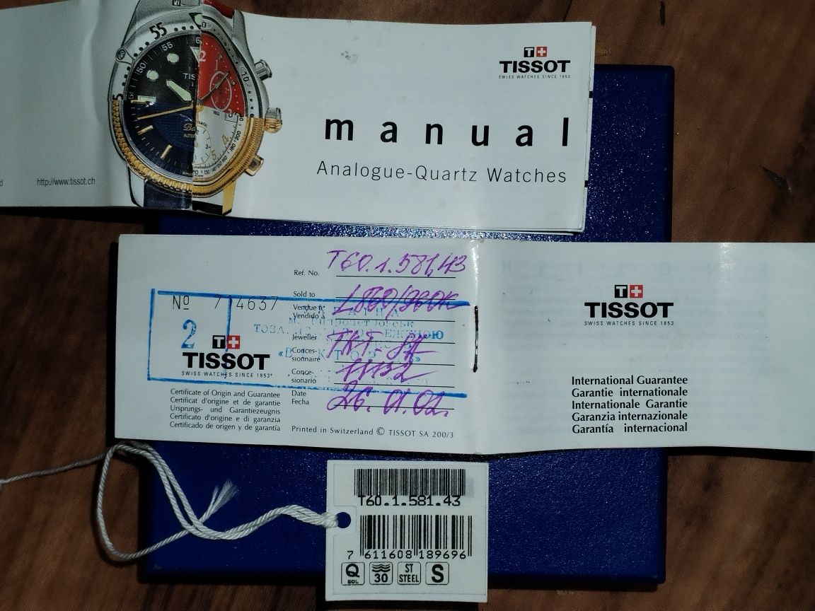Наручные часы Б/У Tissot T60.1.581.43