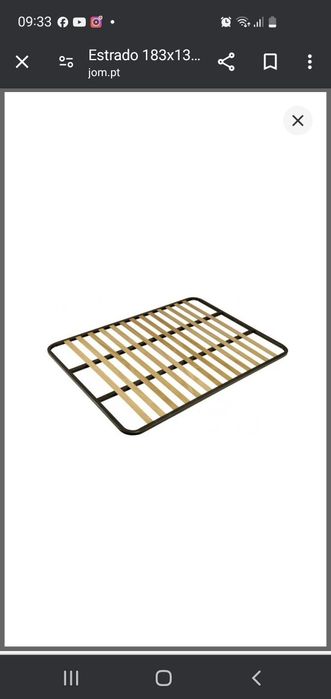 Estrado para cama 133x183