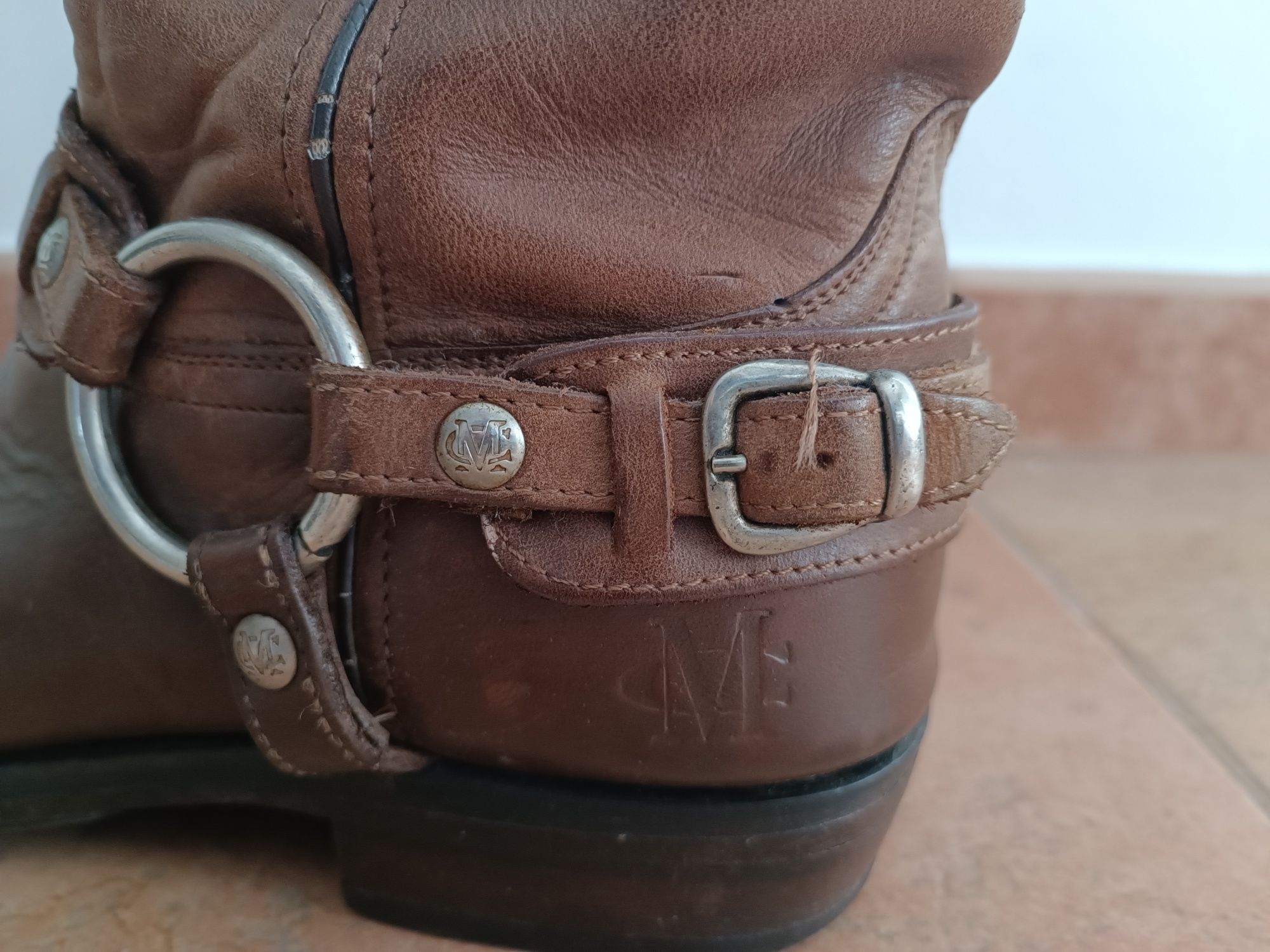 Botas em pele - Marlboro