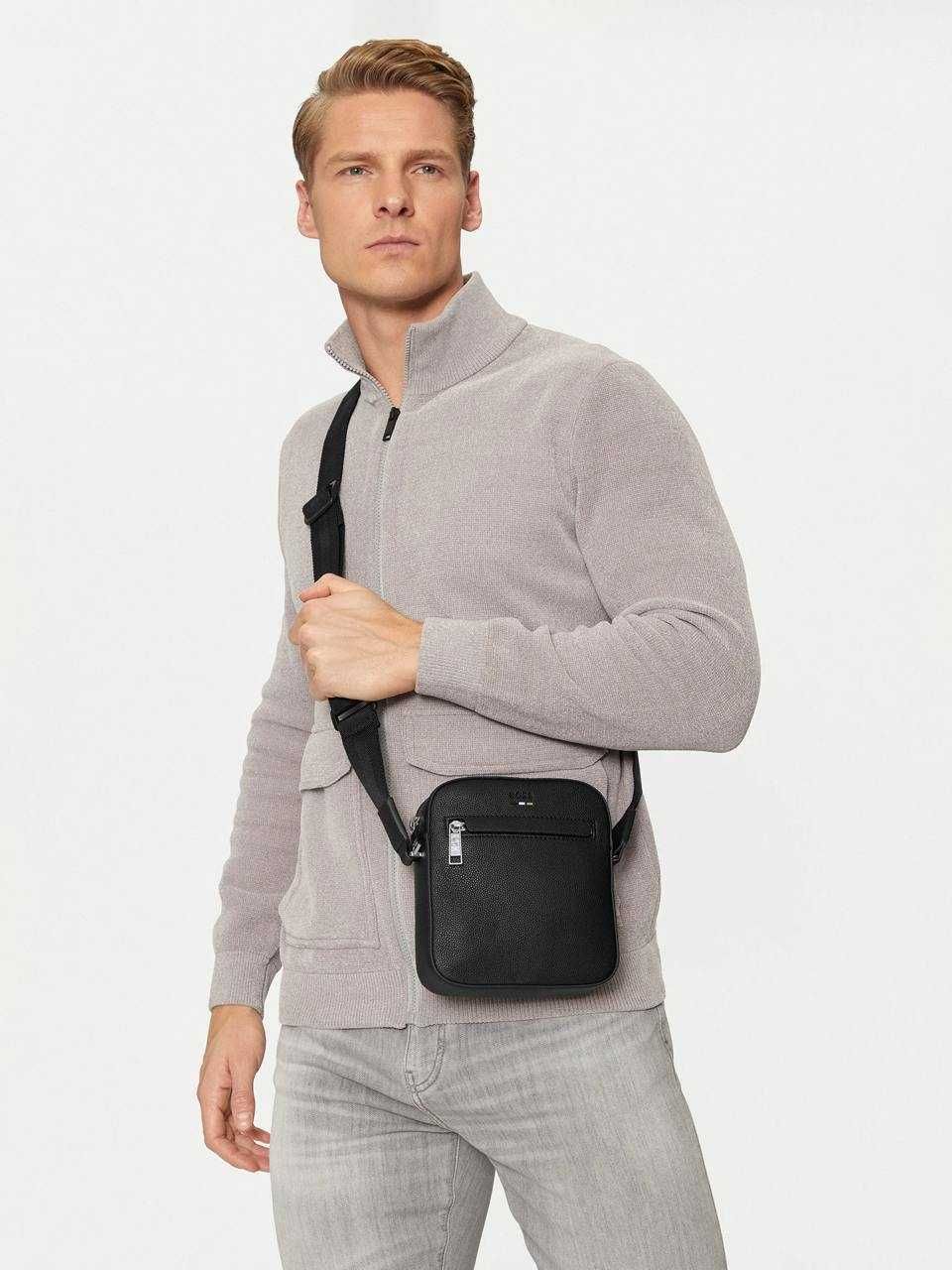 100% ОРИГИНАЛ BOSS Hugo ray classic bag мужская сумка черная В НАЛИЧИИ