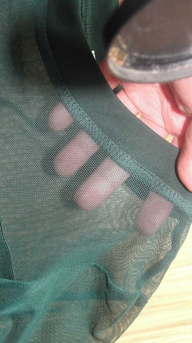 sukienka zielen butelkowa