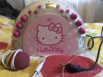 Radio da Hello Kitty com microfone