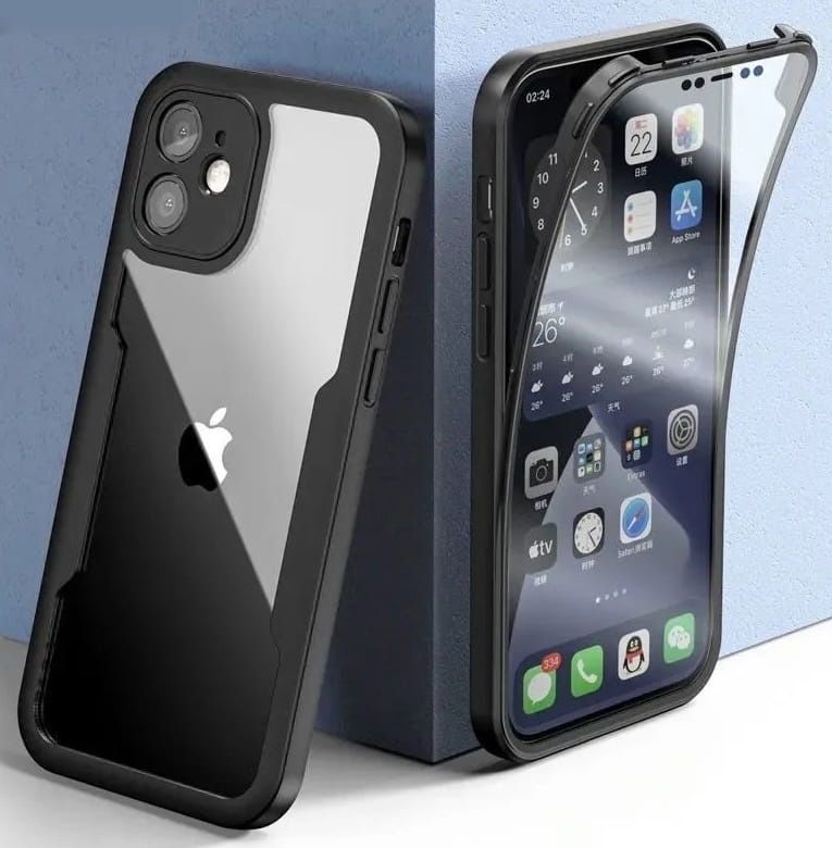 Etui 360 czarne na Iphone 11