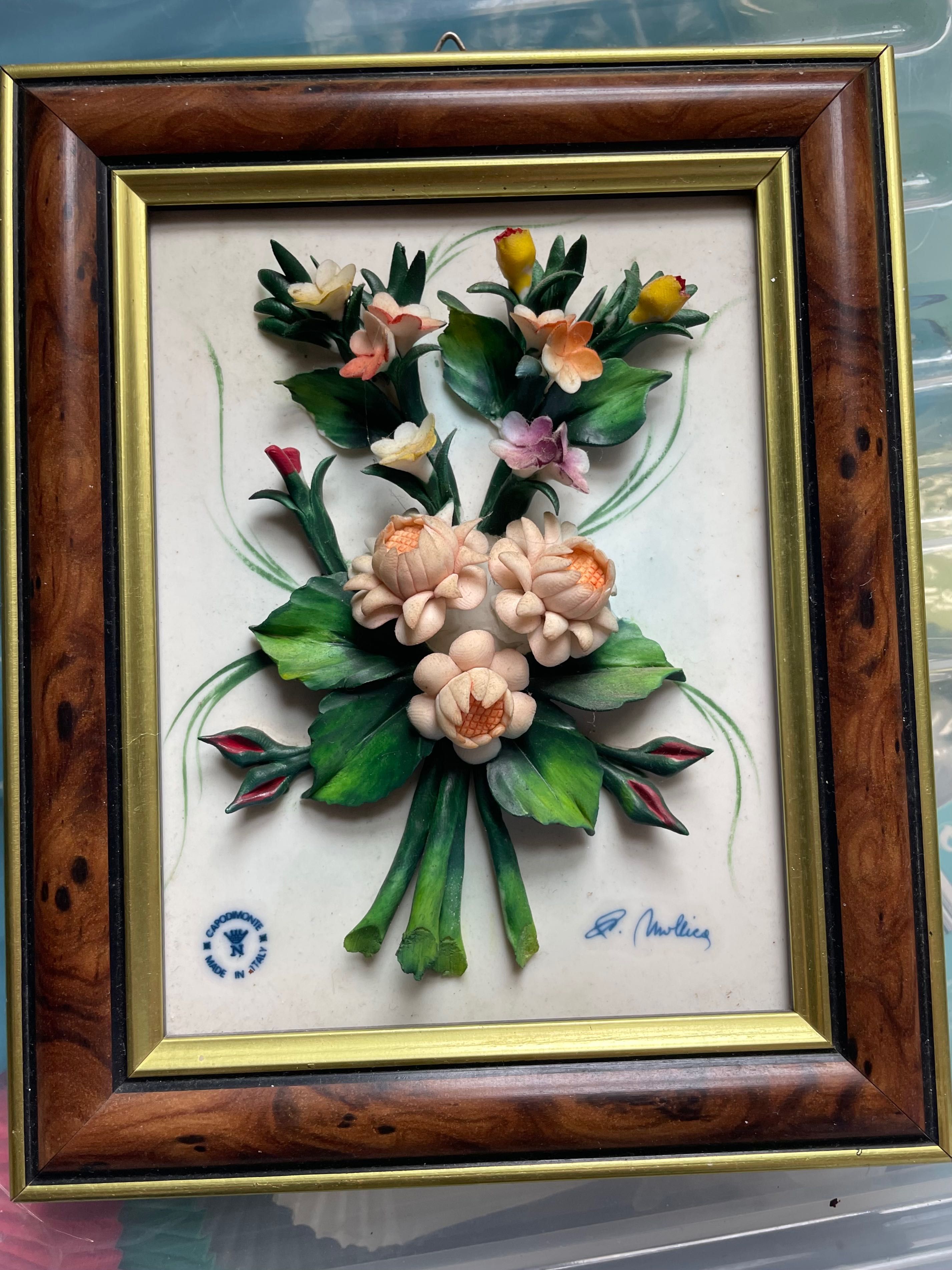 Quadro Porcelana italiana Capodimonte
