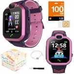 Smartwatch Dla Dzieci Zegarek Dziecięcy Lokalizator Lbs + Karta SIM
