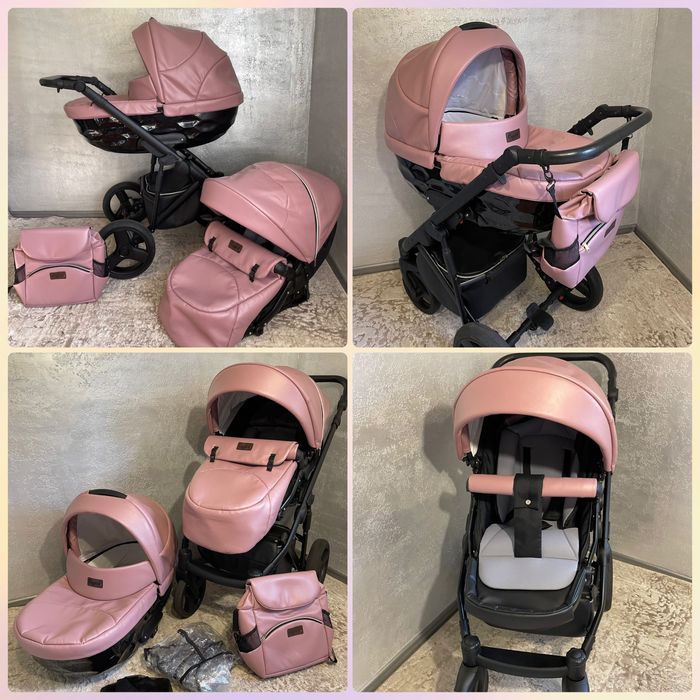 Дитяча коляска Crystal 2 в 1 ( люлька та прогулянковий блок)