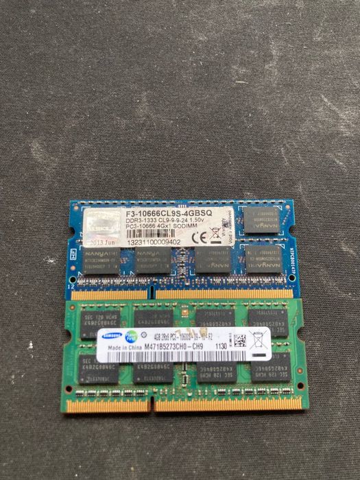 Ddr 3 1333 So-dimm комплект 2х4 gb g.skill and samsung