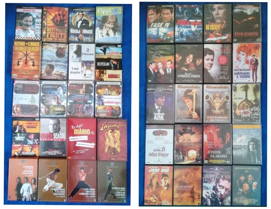 Lote de 227 títulos de DVD originais: dvd's / séries (lote 17)