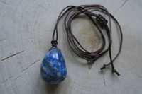 Naszyjnik lapis lazuli lazuryt duży