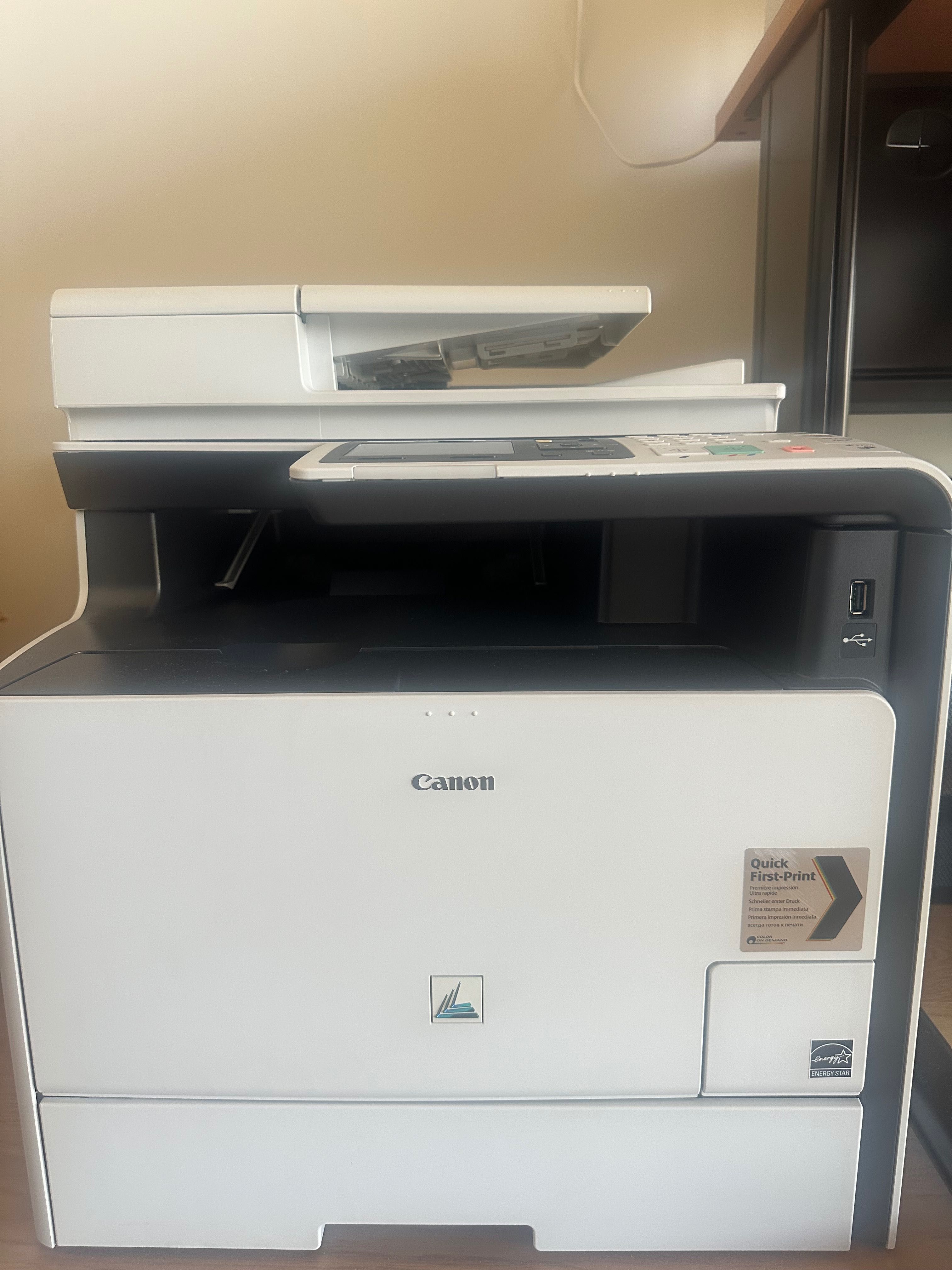 Multifunções Laser Cores Canon i-Sensys MF8550Cdn +  3 tinteiros novos