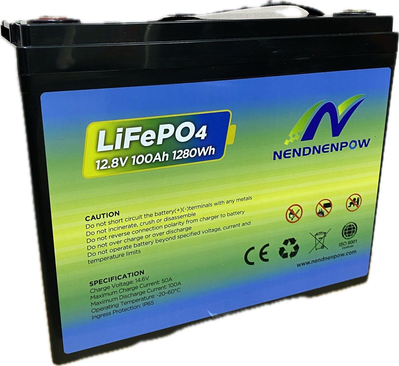 Аккумулятор LiFePO4 12,8V 100Ah літій-залізо-фосфатні