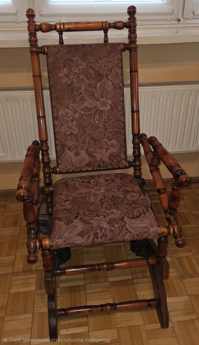 Fotel bujany bardzo dobrym stanie