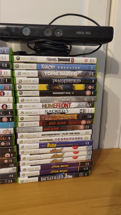 Xbox 360 zestaw gier i akcesoria