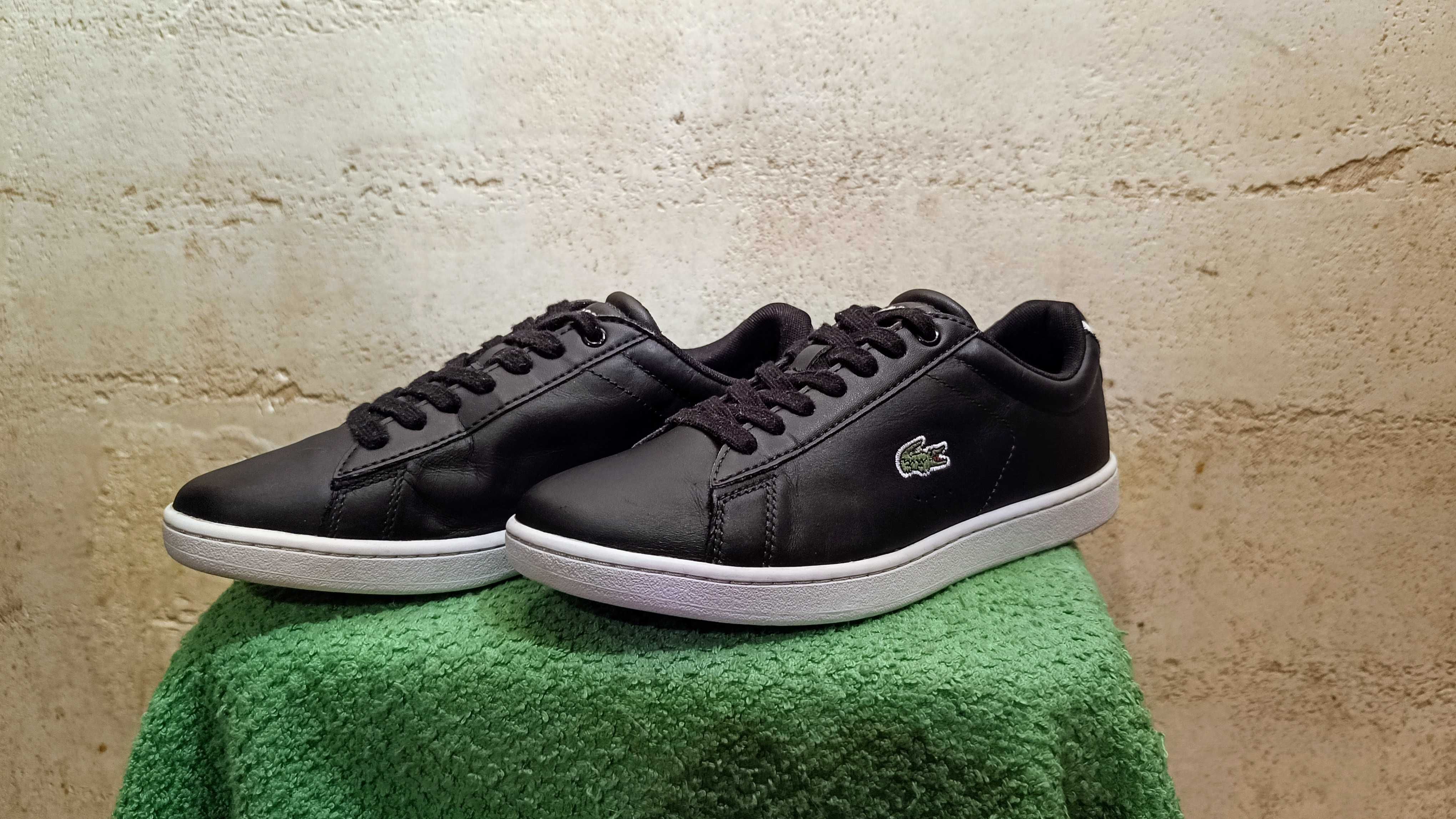 Damskie sneakersy LACOSTE CARNABY EVO r.36 skóra stan bardzo dobry