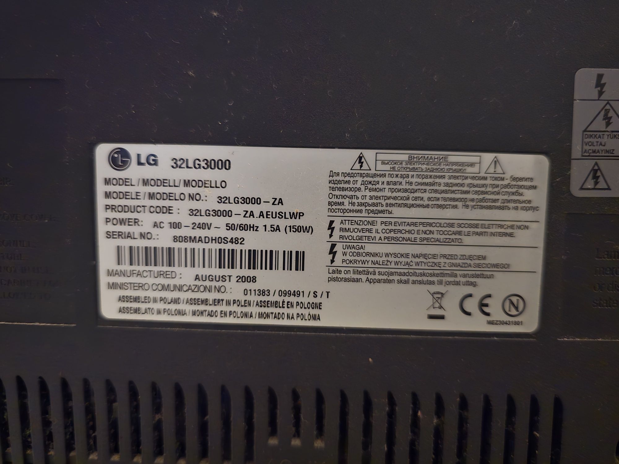 Tvs para peças Lg e Crown
