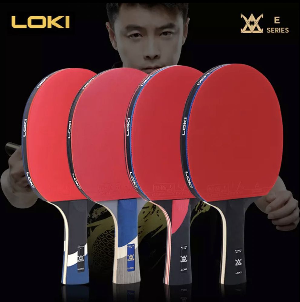 Ракетка для тенниса Loki E-Series, профессиональная для пинг-понга