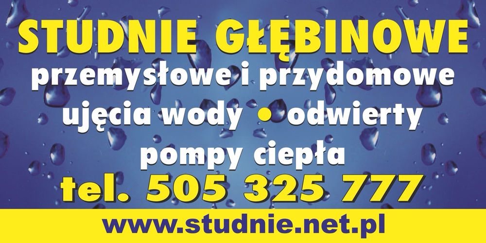 Geotech Studnie głębinowe odwierty pompy wiercenie studni darmowa woda