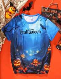 Bluzka t-shirt Happy Halloween 128 134 dynia 140 146 nadruk 152